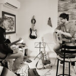 guitaristes en répétition